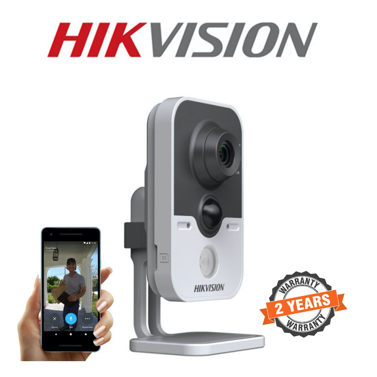 Hikvision DS-2CD242PF-I(W) 2mp Wi-Fi Alarm Pro Spy Cube Camera