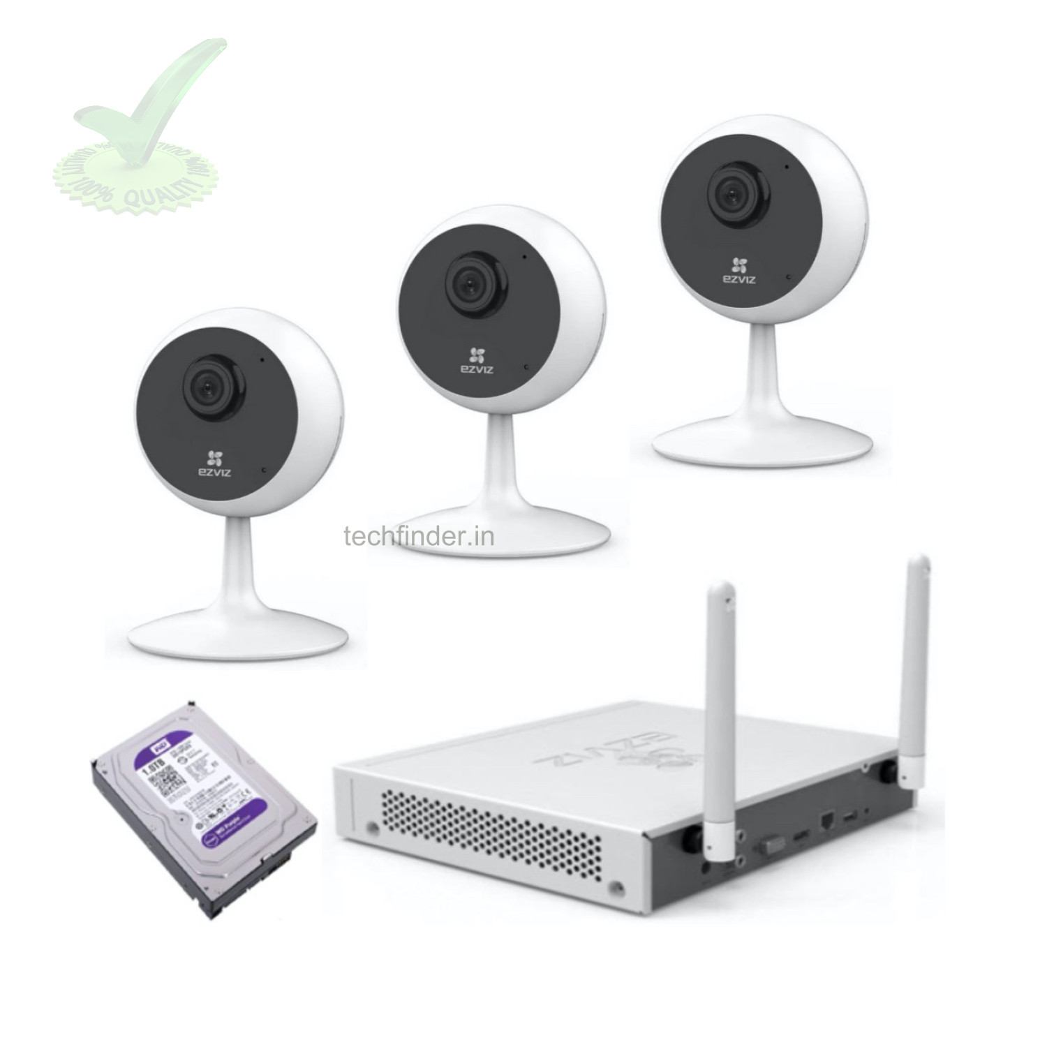 Ezviz C1C 720p HD Resolution Indoor Spy Wi-Fi Camera
