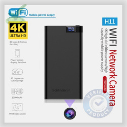4k WiFi Spy Hidden Camera with Recorder in Power Bank