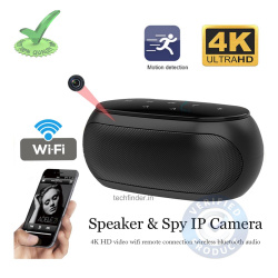 WiFi Spy Hidden Camera with Recorder in Bluetooth Speaker