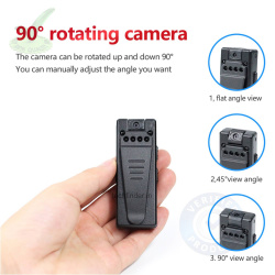 4K FHD High Resolution Wearable Mini Hidden Portable Spy Camera